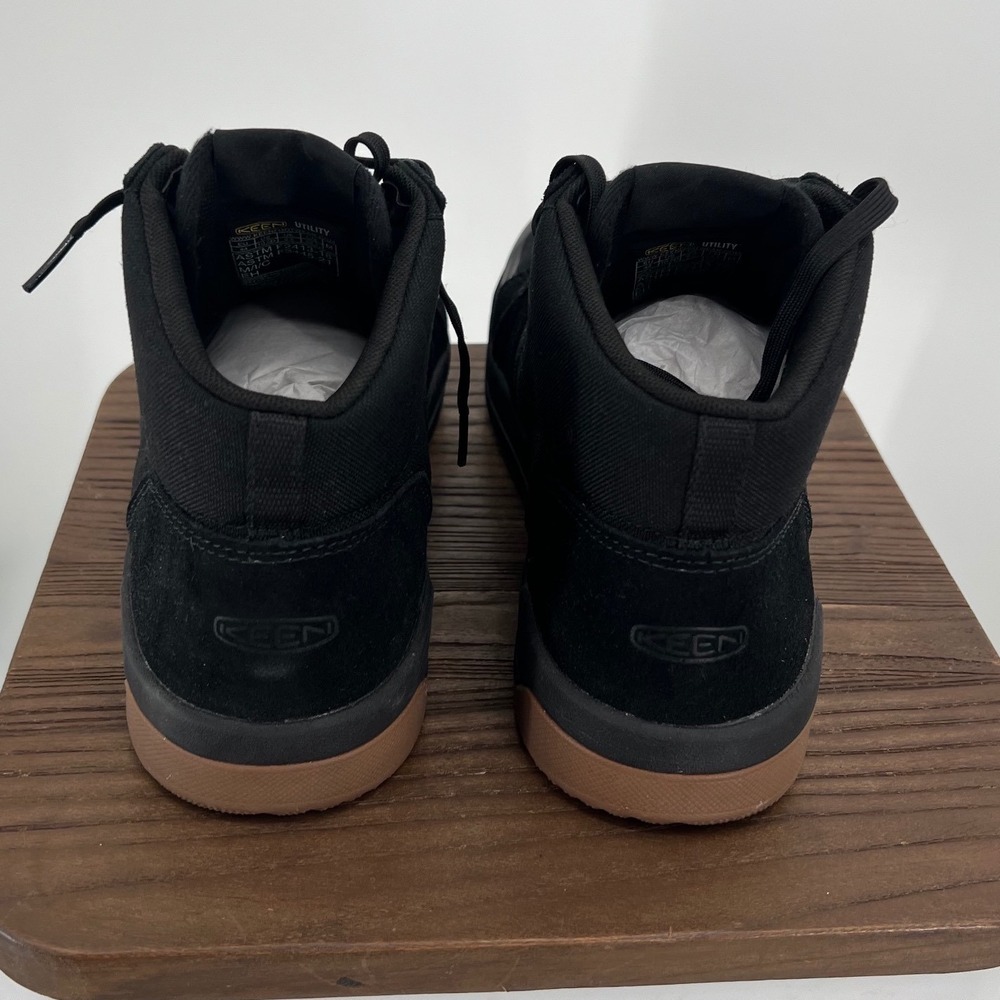 Keen Utility Kenton Mid Carbon Toe Work Boots Black Gum Mens 10.5 NWT - Picture 4 of 10